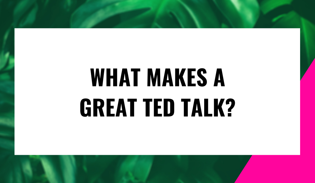 What Makes a Great TED Talk?